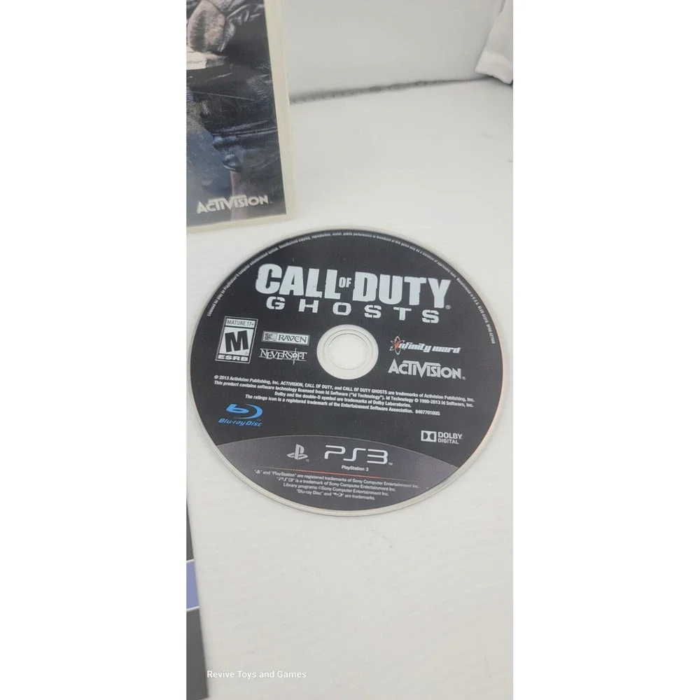 Call of Duty Ghosts (Sony PlayStation 3, PS3, 2013) Game and Case Tested Working